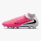 Nike Chuteira Campo Phantom 6 Elite High Rosa