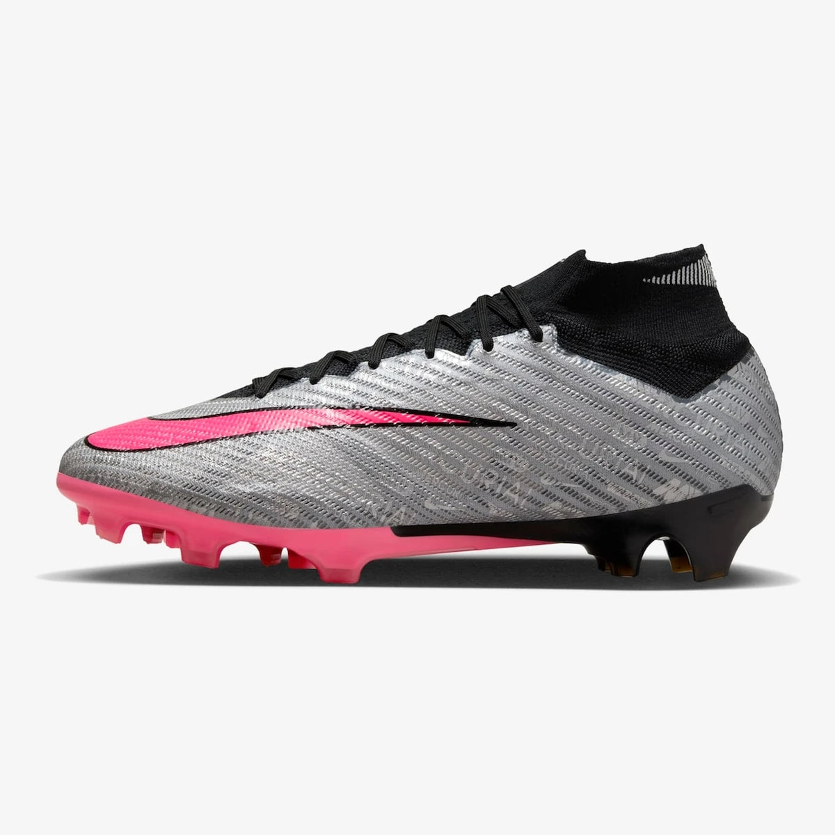 Nike Chuteira Zoom Mercurial Superfly 9 Elite XXV Campo Cinza