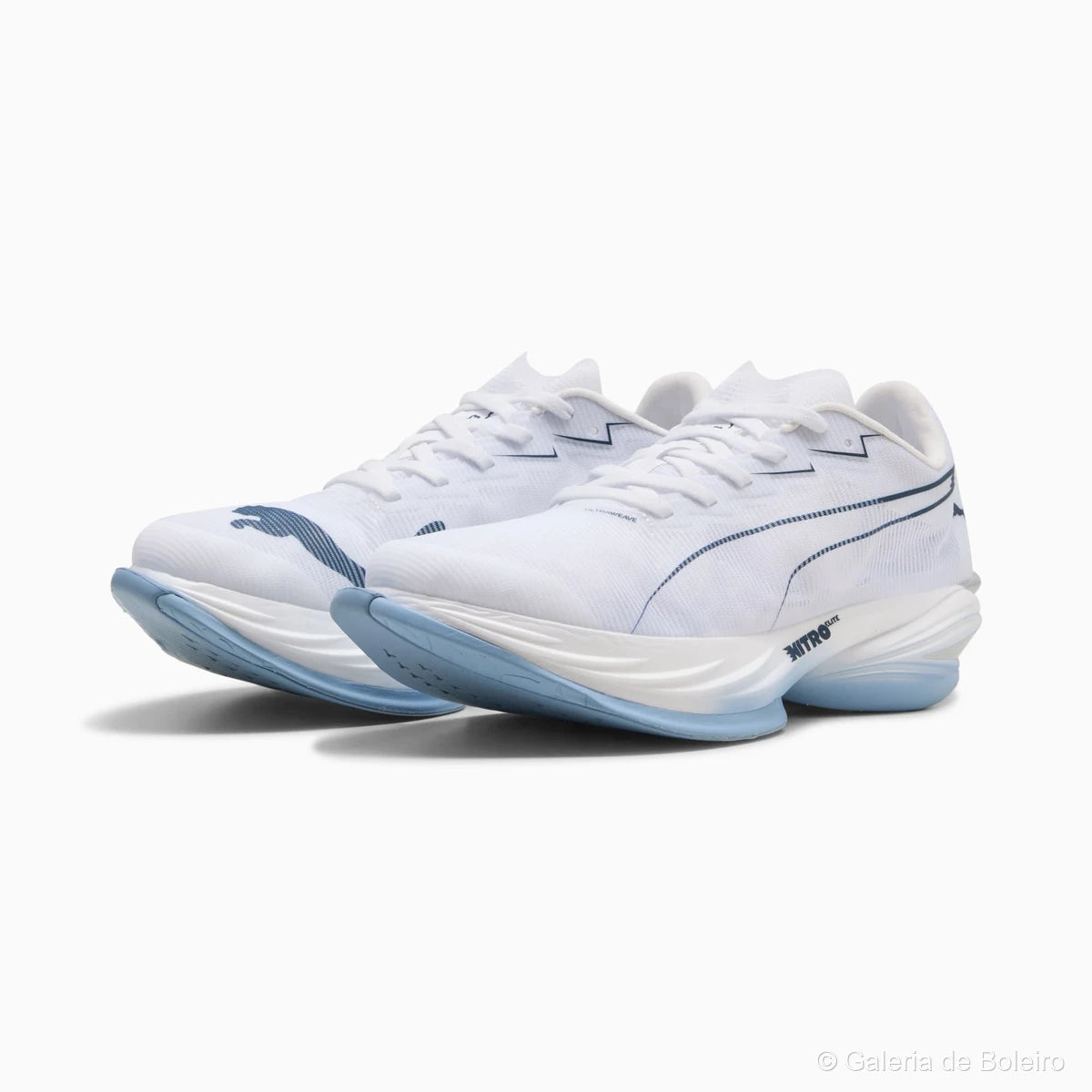 Puma Tênis DE Corrida Fast-r Nitro™ Elite 3 White-chambray Blue