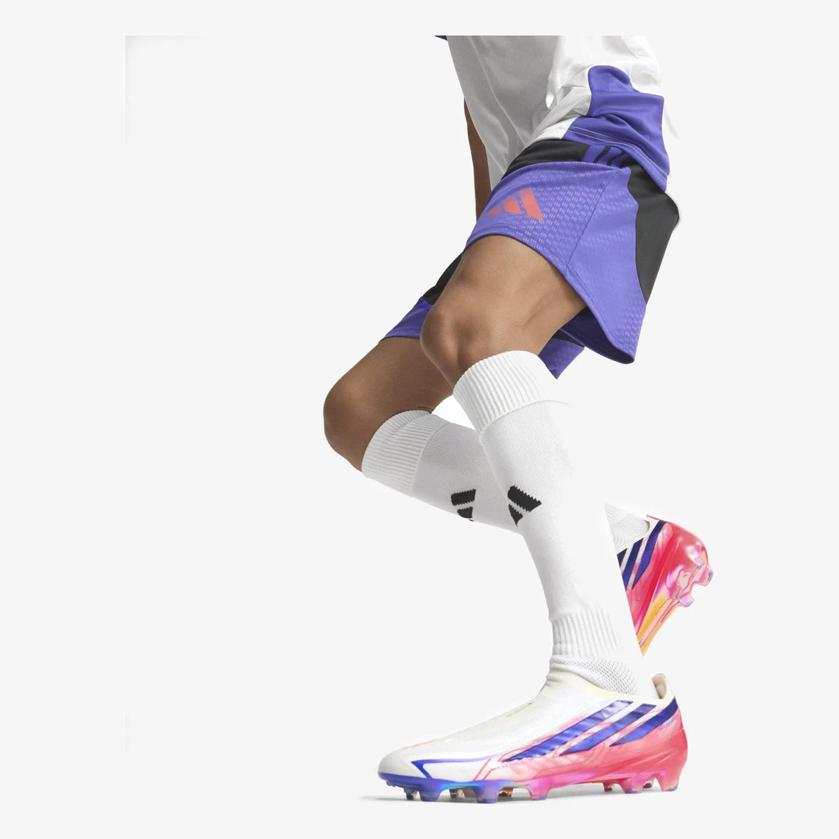 adidas chuteira de campo sem cadarco f50 hyperfast elite cloud white kj6074