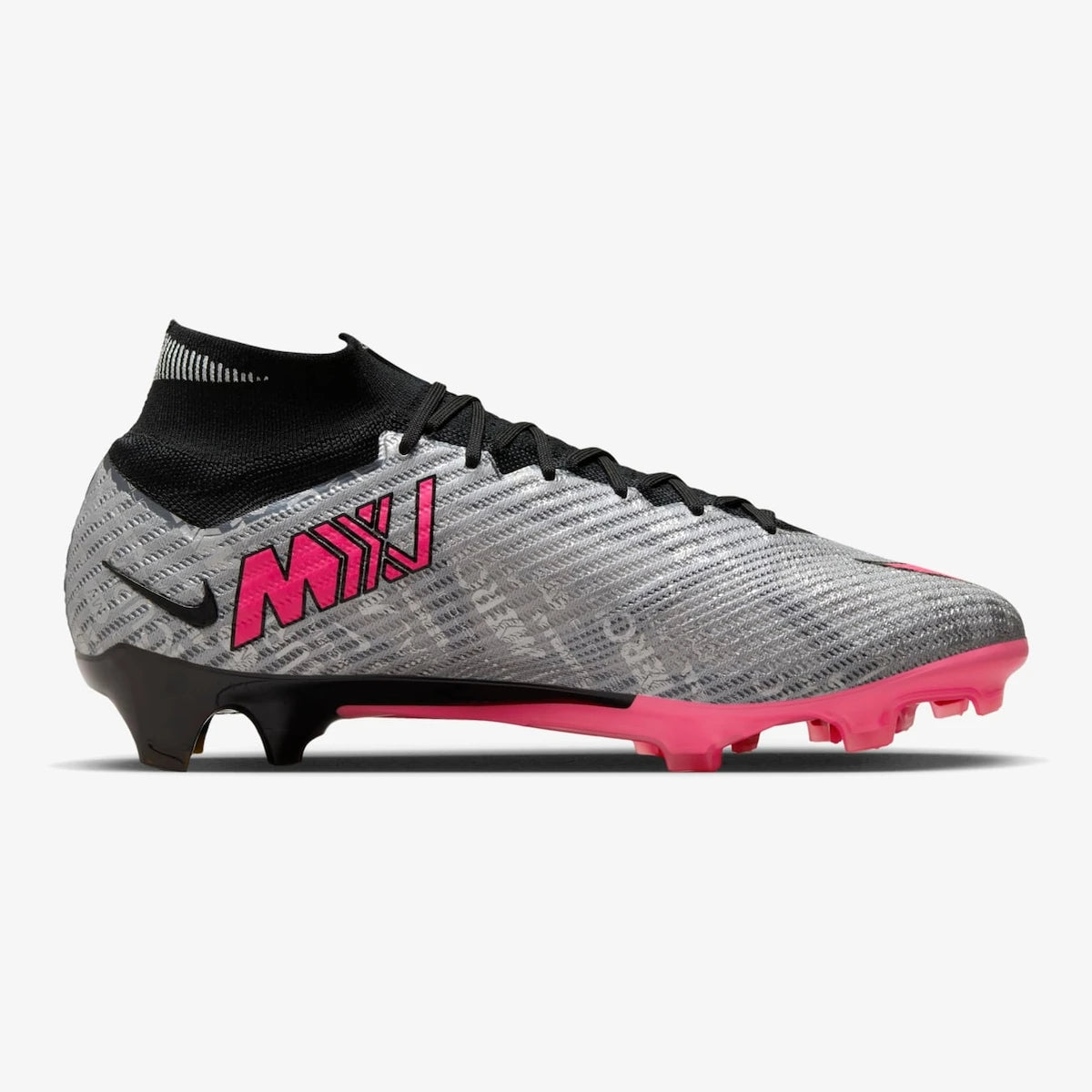 Nike Chuteira Zoom Mercurial Superfly 9 Elite XXV Campo Cinza