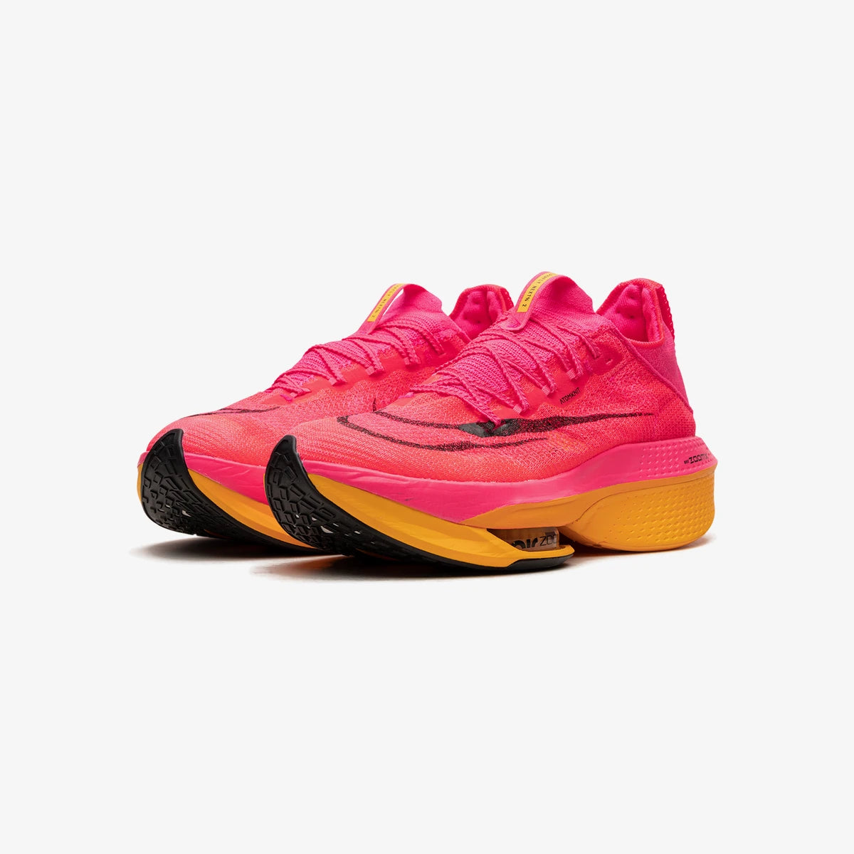 Nike Tênis Air Zoom Alphafly 2 Rosa Choque Laranja Laser