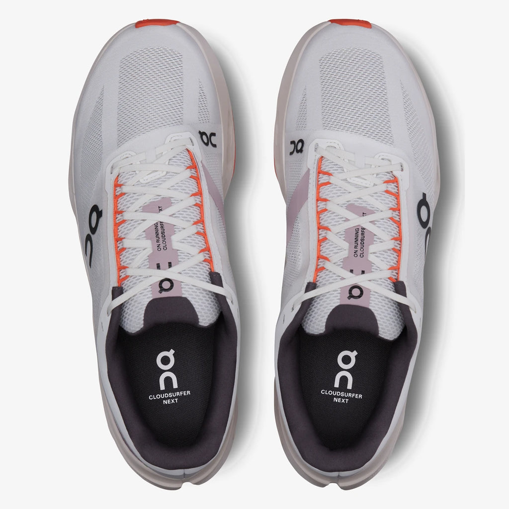 On Cloudsurfer Next Masculino Branco Flame