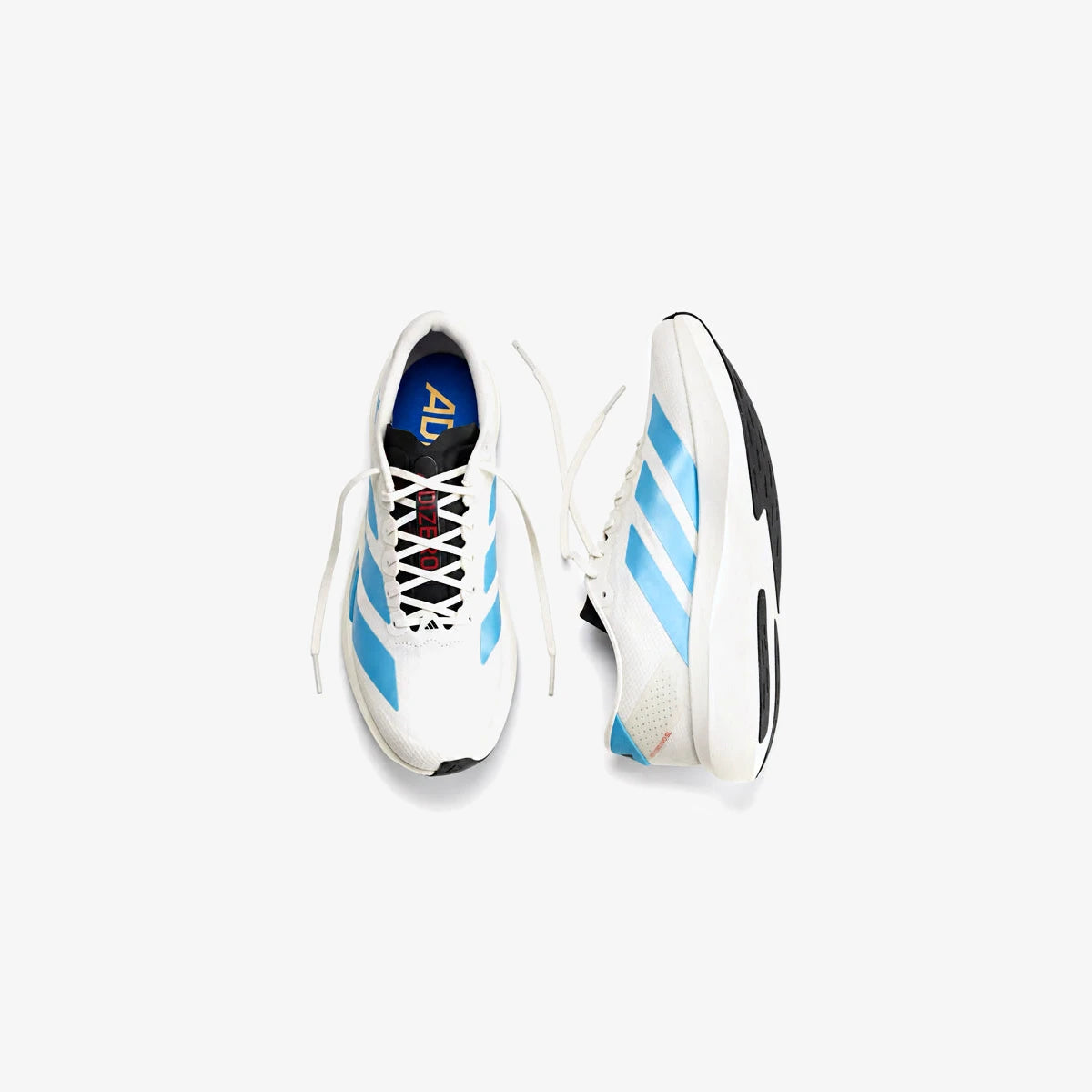 Adidas Adizero EVO SL Off White Light Blue Bright Red