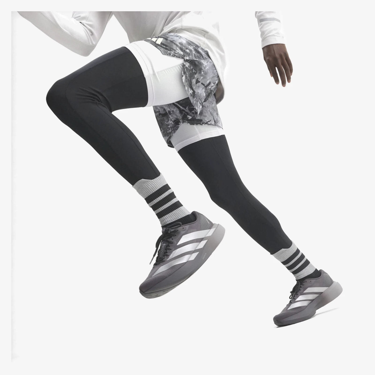 Adidas Tênis Adizero EVO SL Cinza Strata