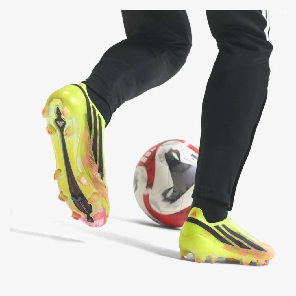 adidas chuteira f50 hyperfast elite laceless para campo de grama natural team amarelo 2 kk1031