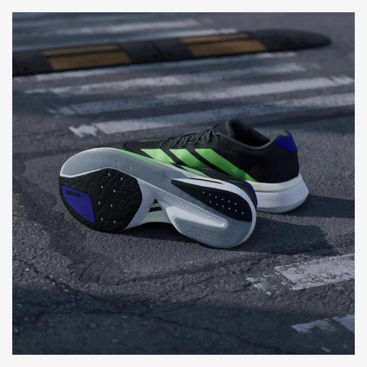 adidas tenis adizero boston 13 core black jq1670