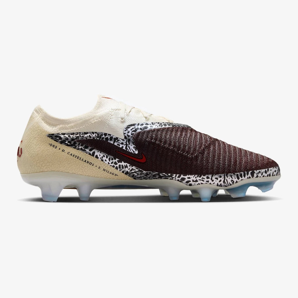 Nike Chuteira Campo Phantom 6 Elite Low Bege