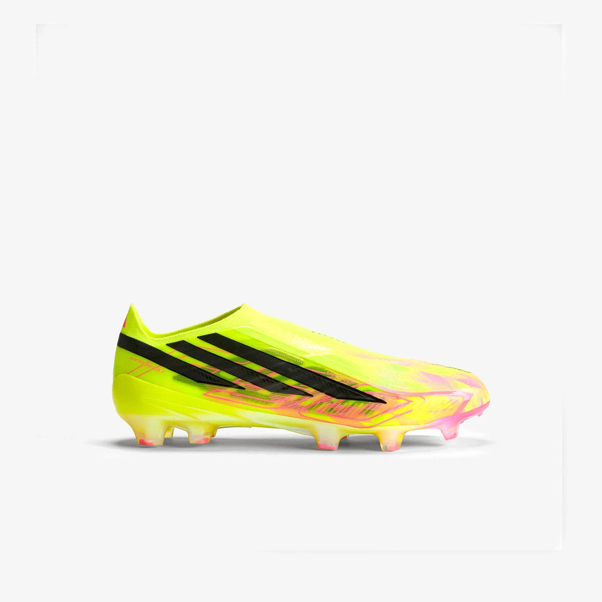 adidas chuteira f50 hyperfast elite laceless para campo de grama natural team amarelo 2 kk1031