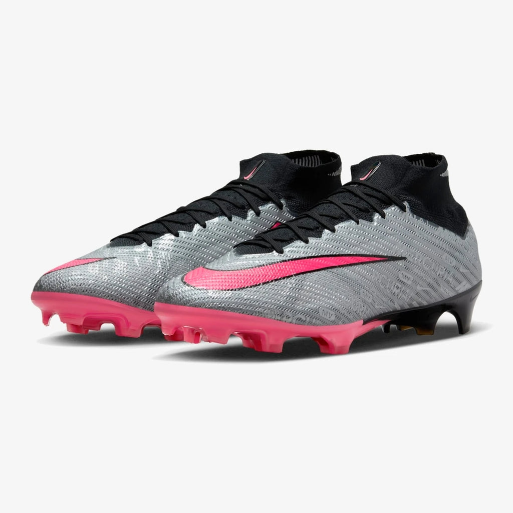 Nike Chuteira Zoom Mercurial Superfly 9 Elite XXV Campo Cinza