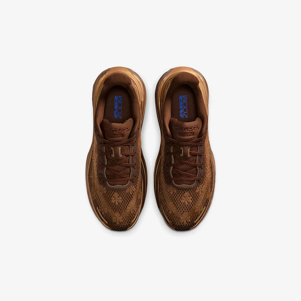 nike vomero premium flat stout marrom