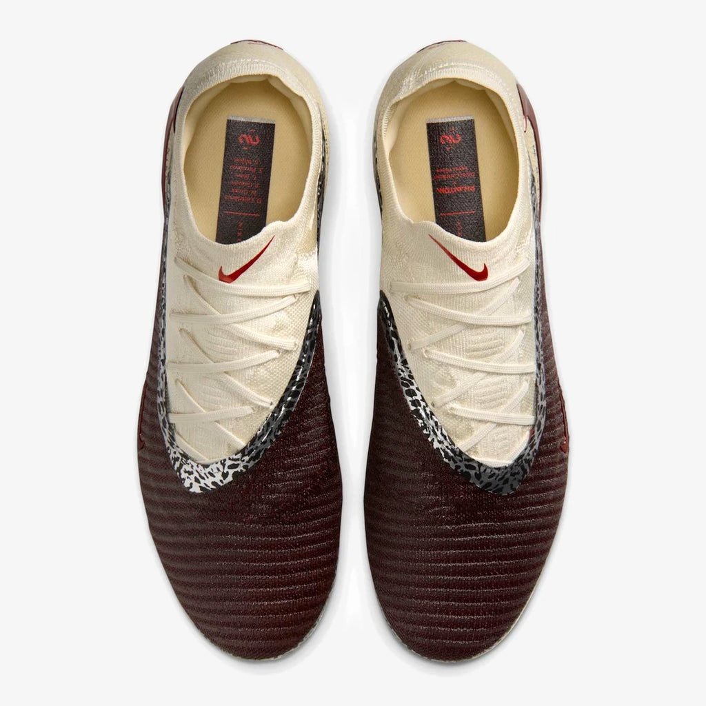 Nike Chuteira Campo Phantom 6 Elite Low Bege