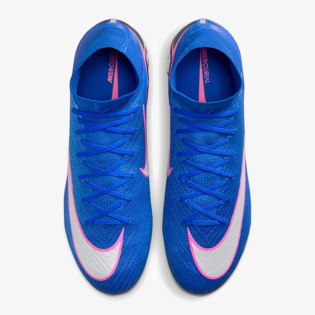 Nike Chuteira Campo Mercurial Superfly 10 Elite Azul
