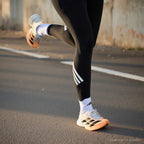 Adidas Tênis Corrida Adizero Adios Pro 4 Acid Branco e Laranja
