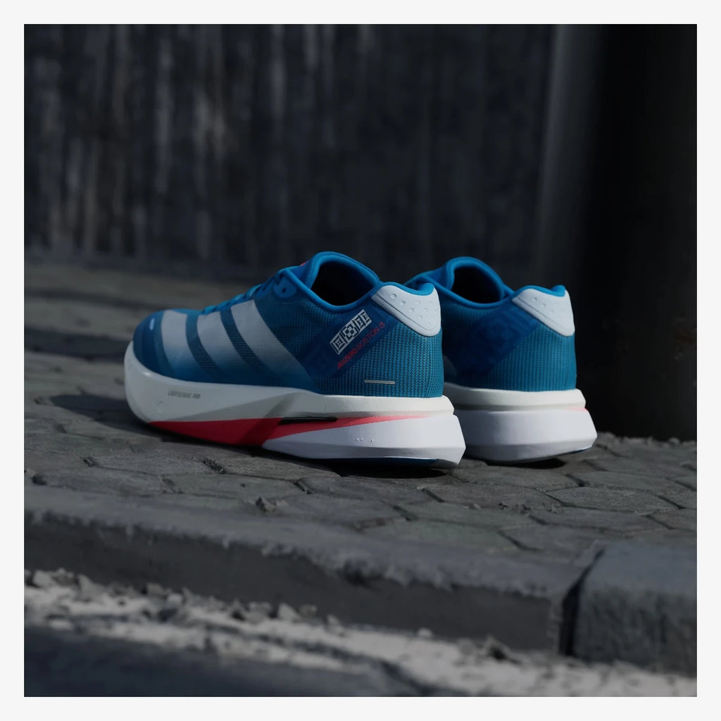 adidas tenis adizero boston 13 azul jr4868