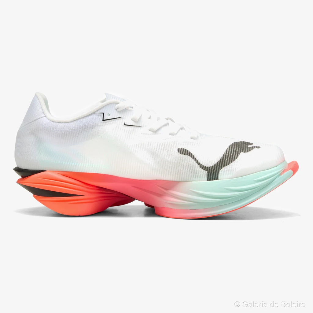 Puma Tênis DE Corrida Fast-r Nitro™ Elite 3 White-glowing Red-Mint Melt