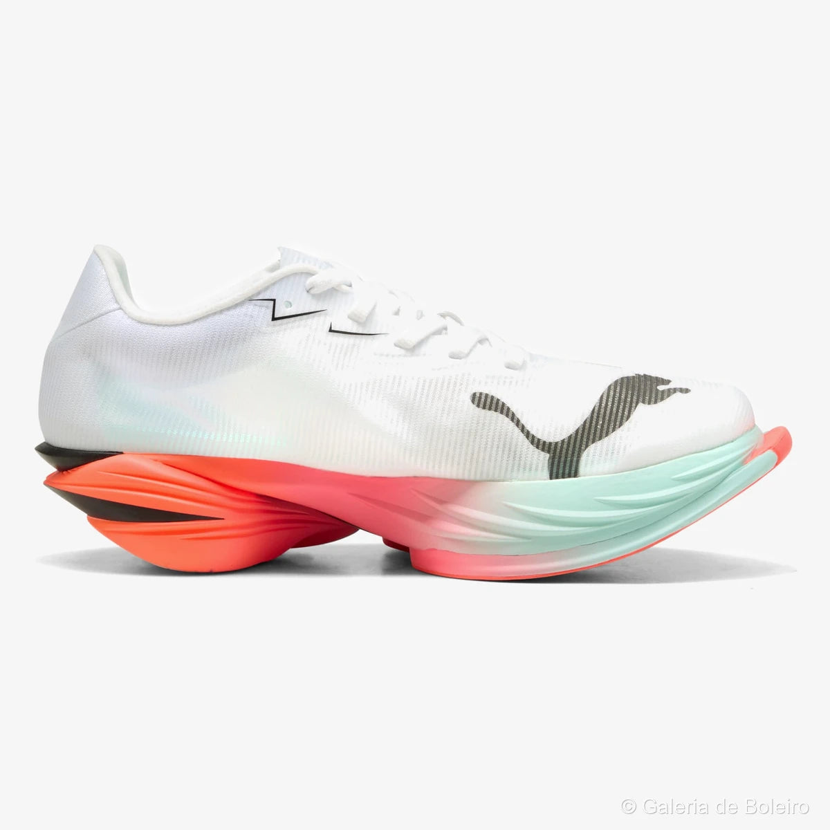 Puma Tênis DE Corrida Fast-r Nitro™ Elite 3 White-glowing Red-Mint Melt