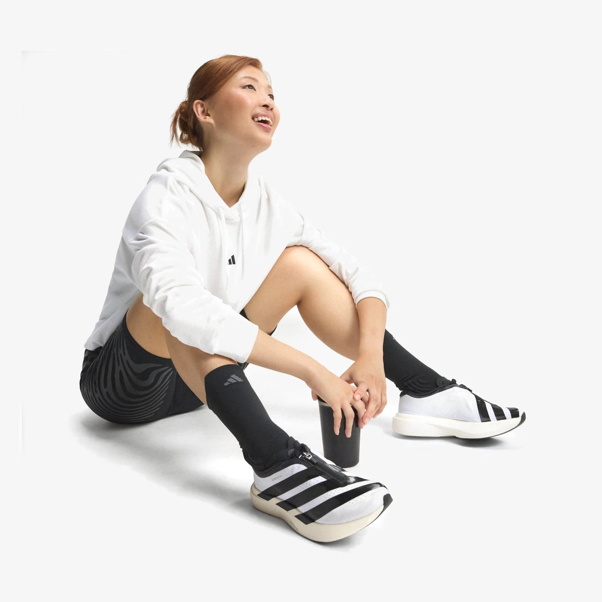 Adidas Tênis Zíper Adizero EVO SL Cloud White