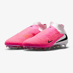 Nike Chuteira Campo Phantom 6 Elite High Rosa