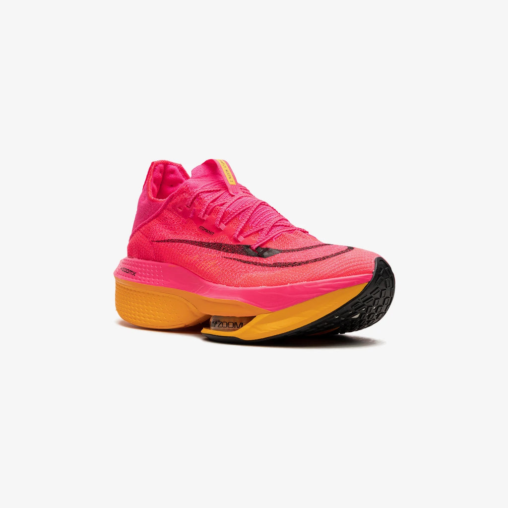 Nike Tênis Air Zoom Alphafly 2 Rosa Choque Laranja Laser