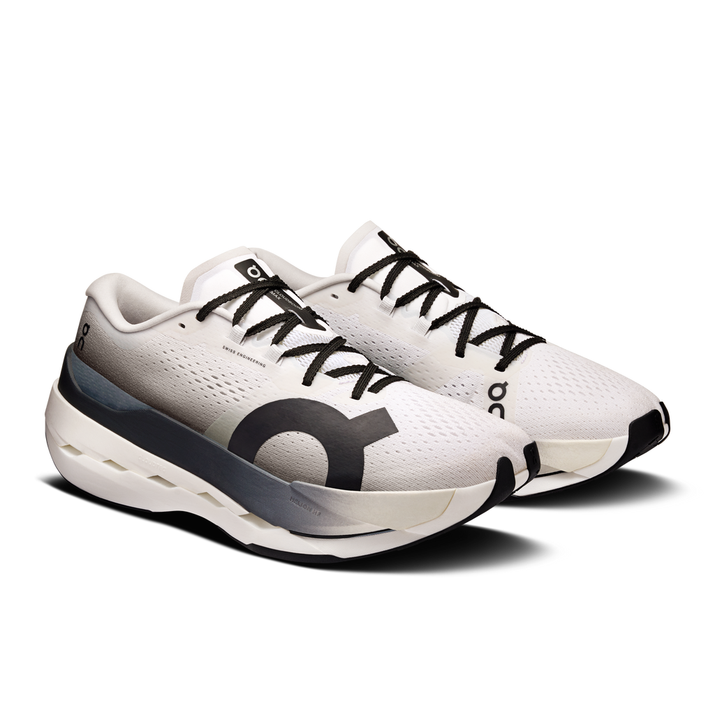 On Cloudboom Max Masculino White Black