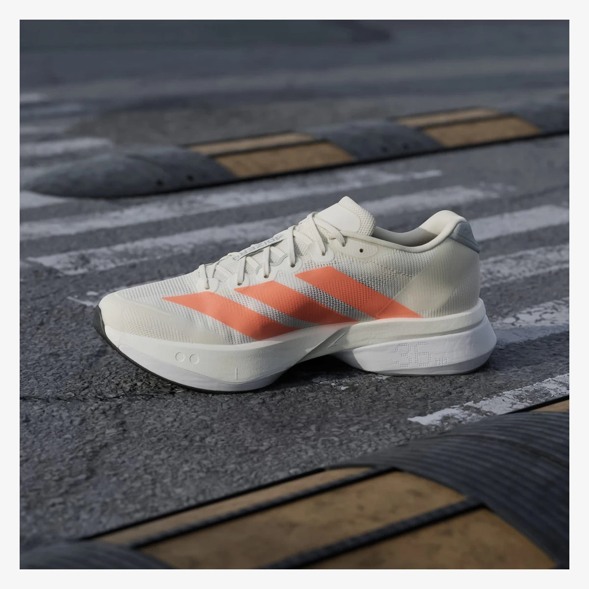 adidas tenis adizero boston 13 branco jp9252