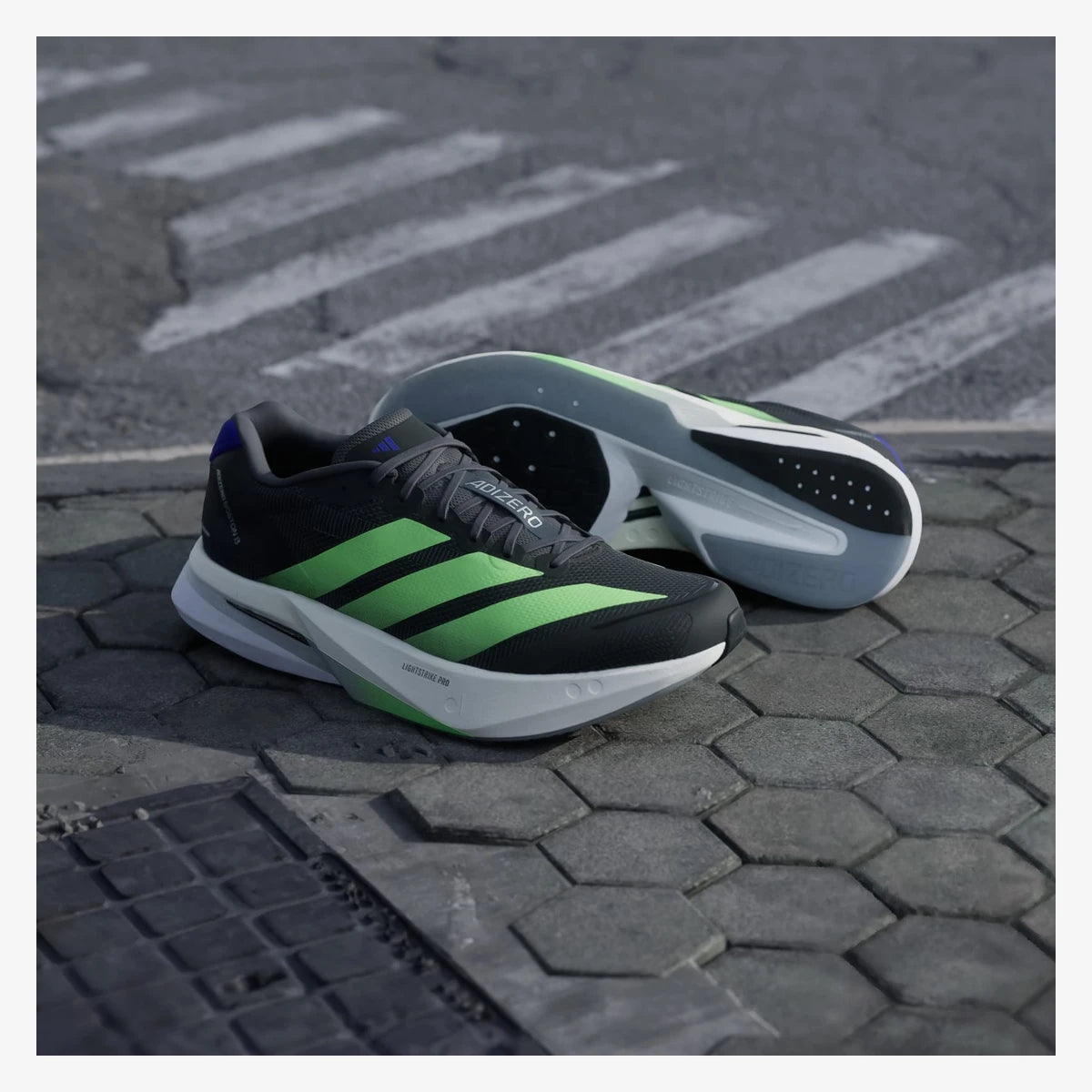 adidas tenis adizero boston 13 core black jq1670