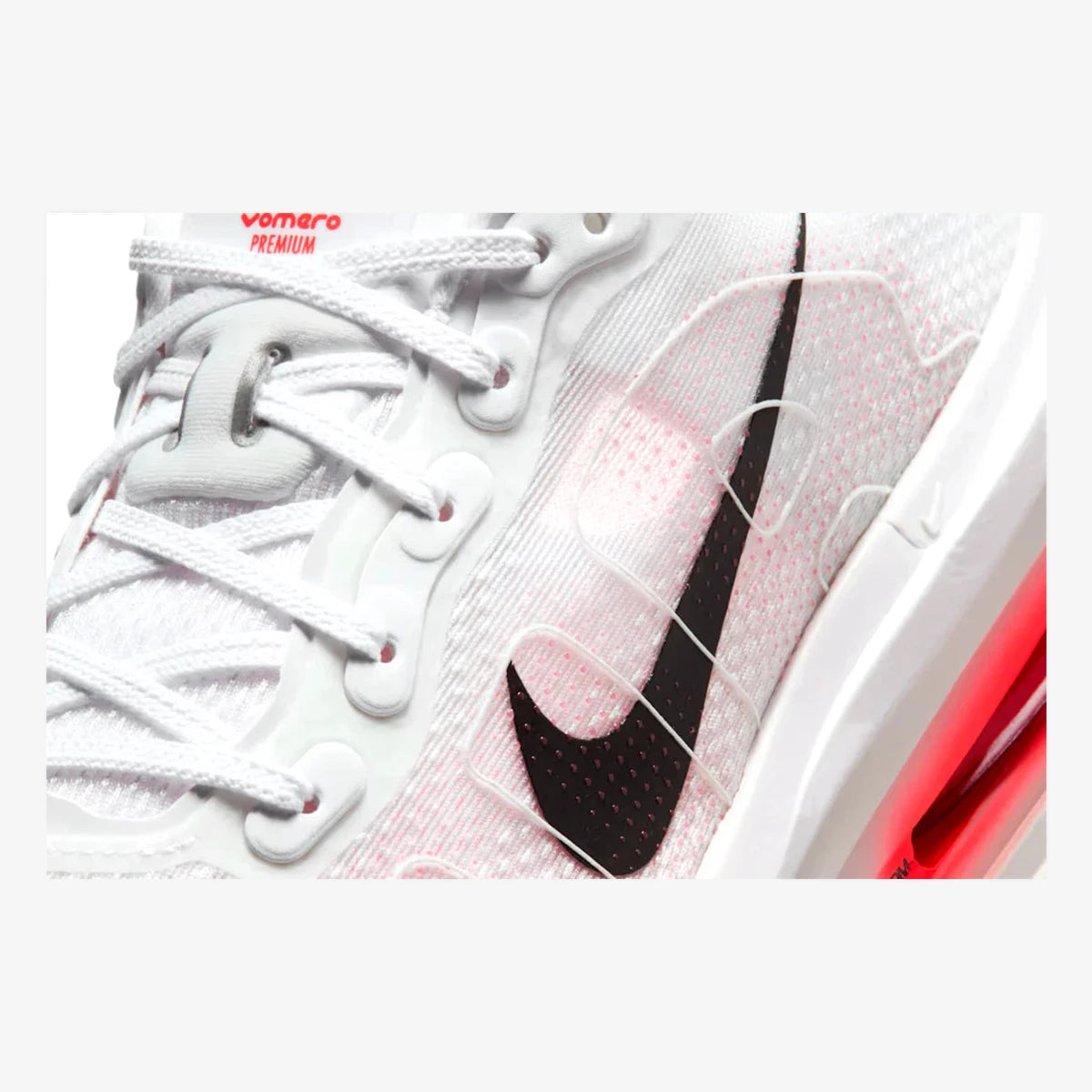 nike vomero premium white bright crimson branco