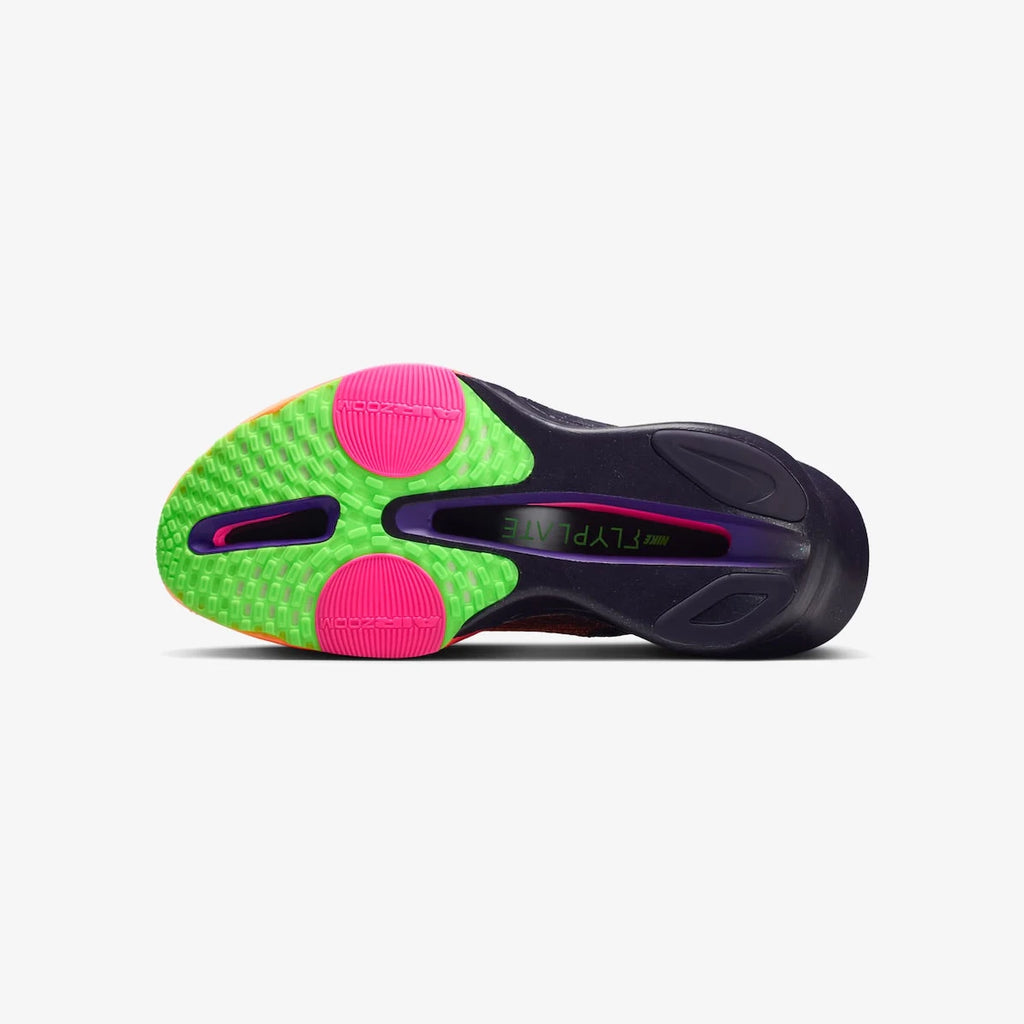 Nike Tênis Alphafly 3 Laranja Brilhante Roxo Dynasty
