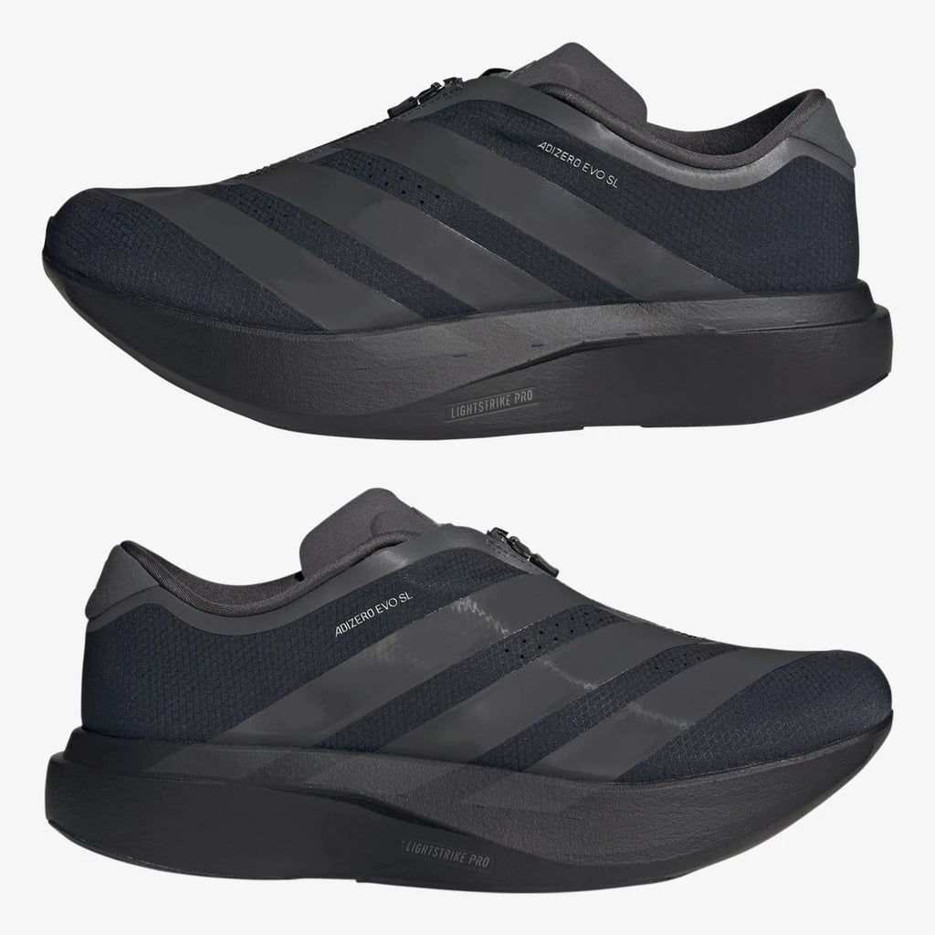 adidas tenis de corrida adizero evo sl ziper lightstrike pro core black kh9620