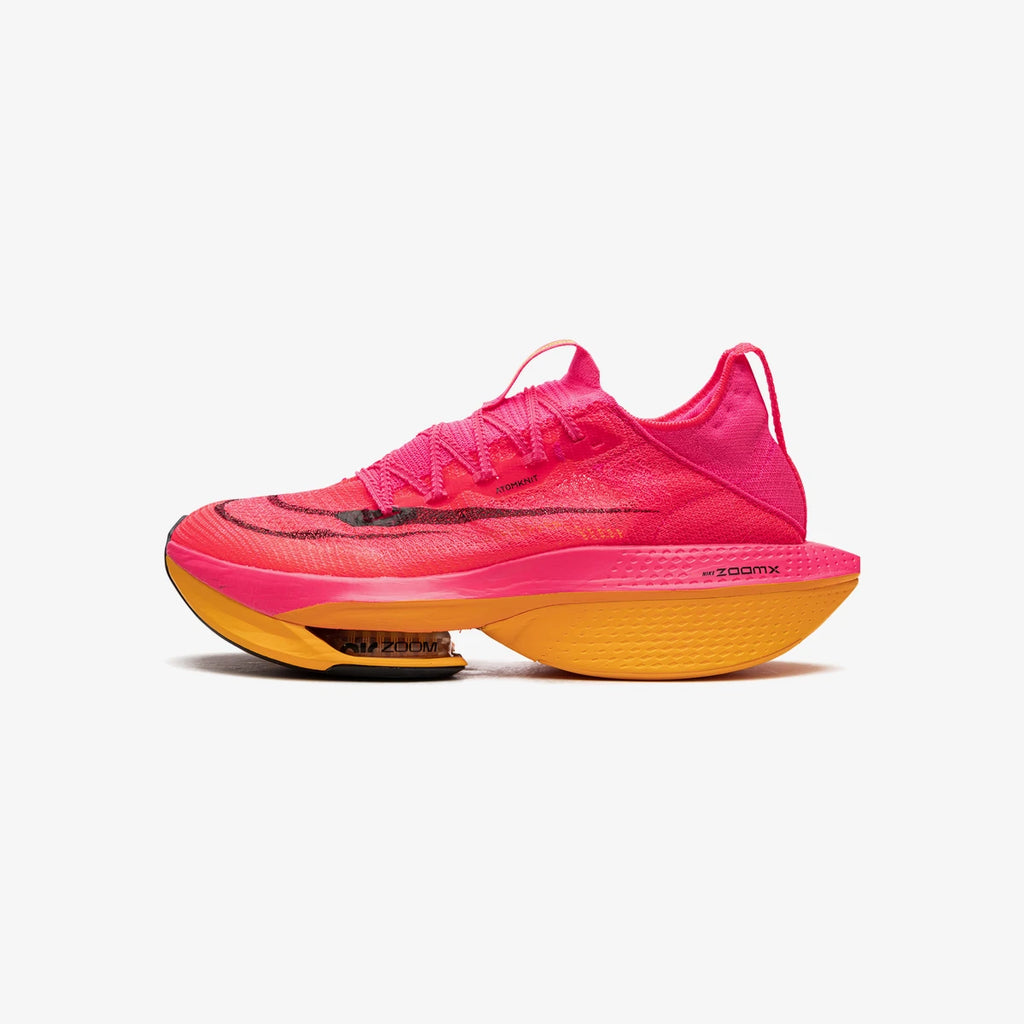 Nike Tênis Air Zoom Alphafly 2 Rosa Choque Laranja Laser