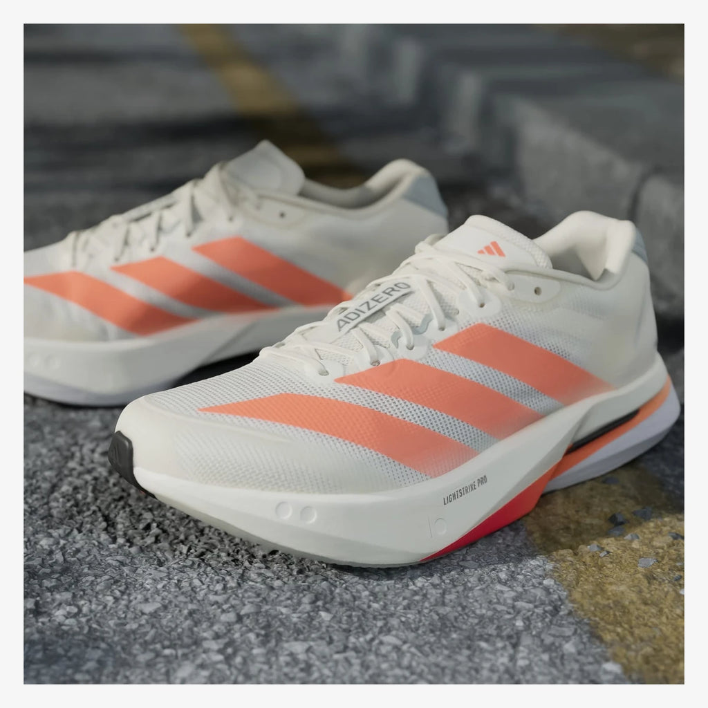 adidas tenis adizero boston 13 branco jp9252