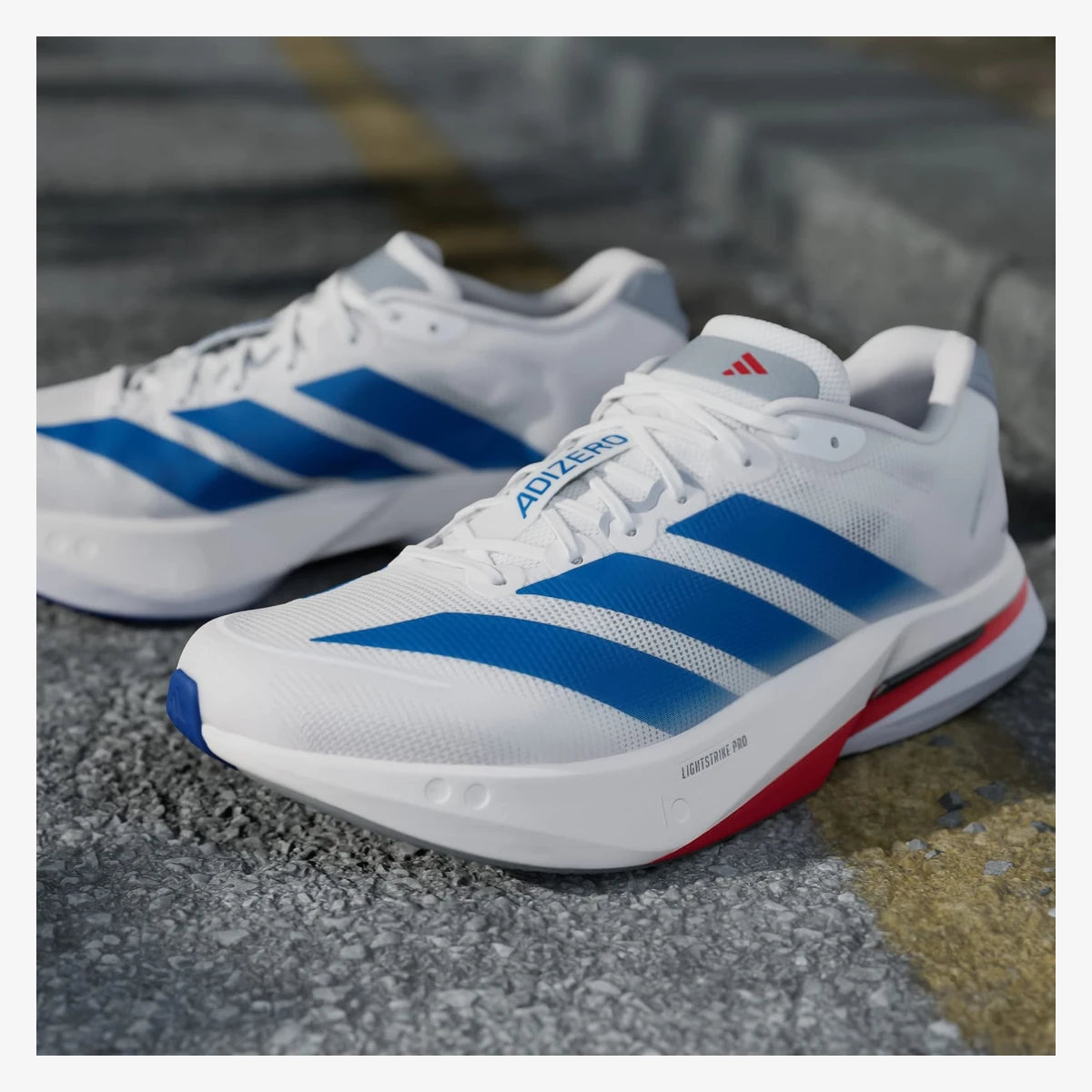adidas tenis adizero boston 13 cloud white jq1668