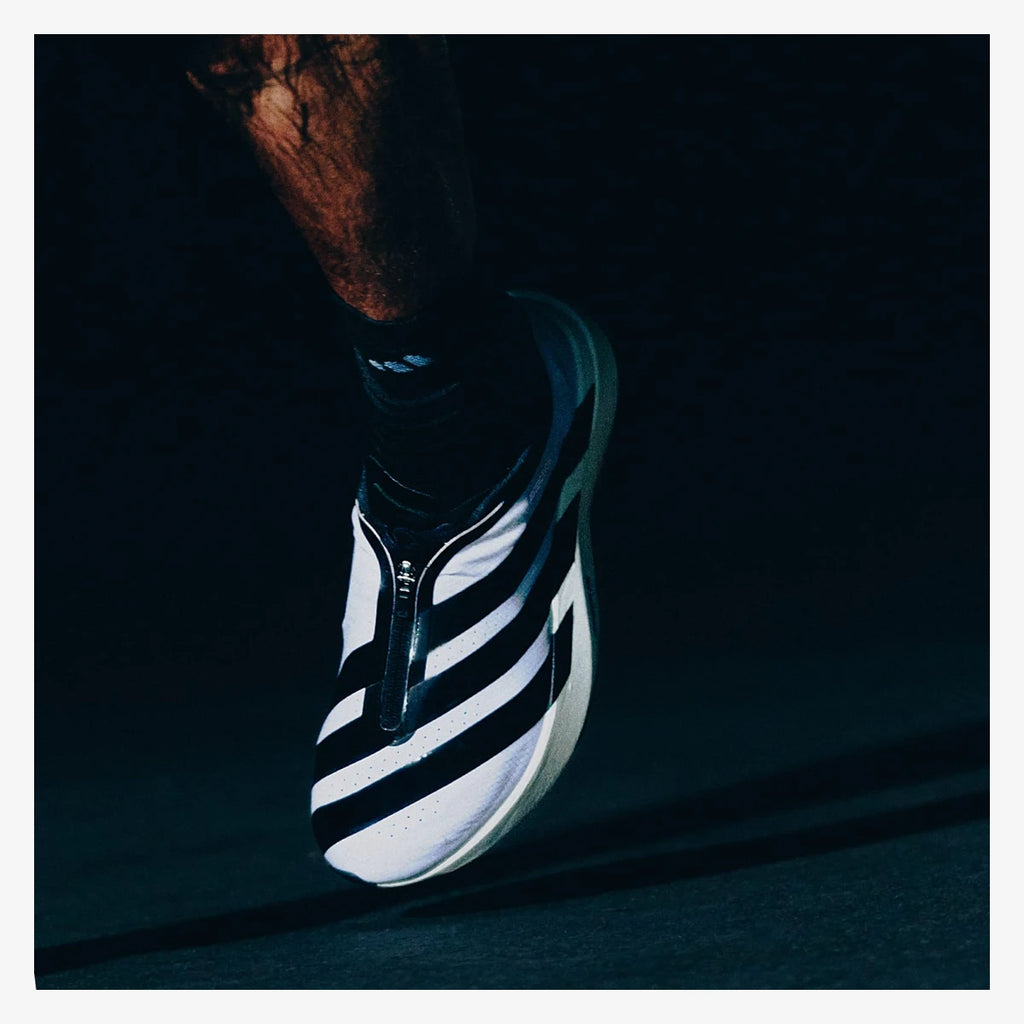 adidas tenis de corrida adizero evo sl ziper lightstrike pro cloud white kh9623
