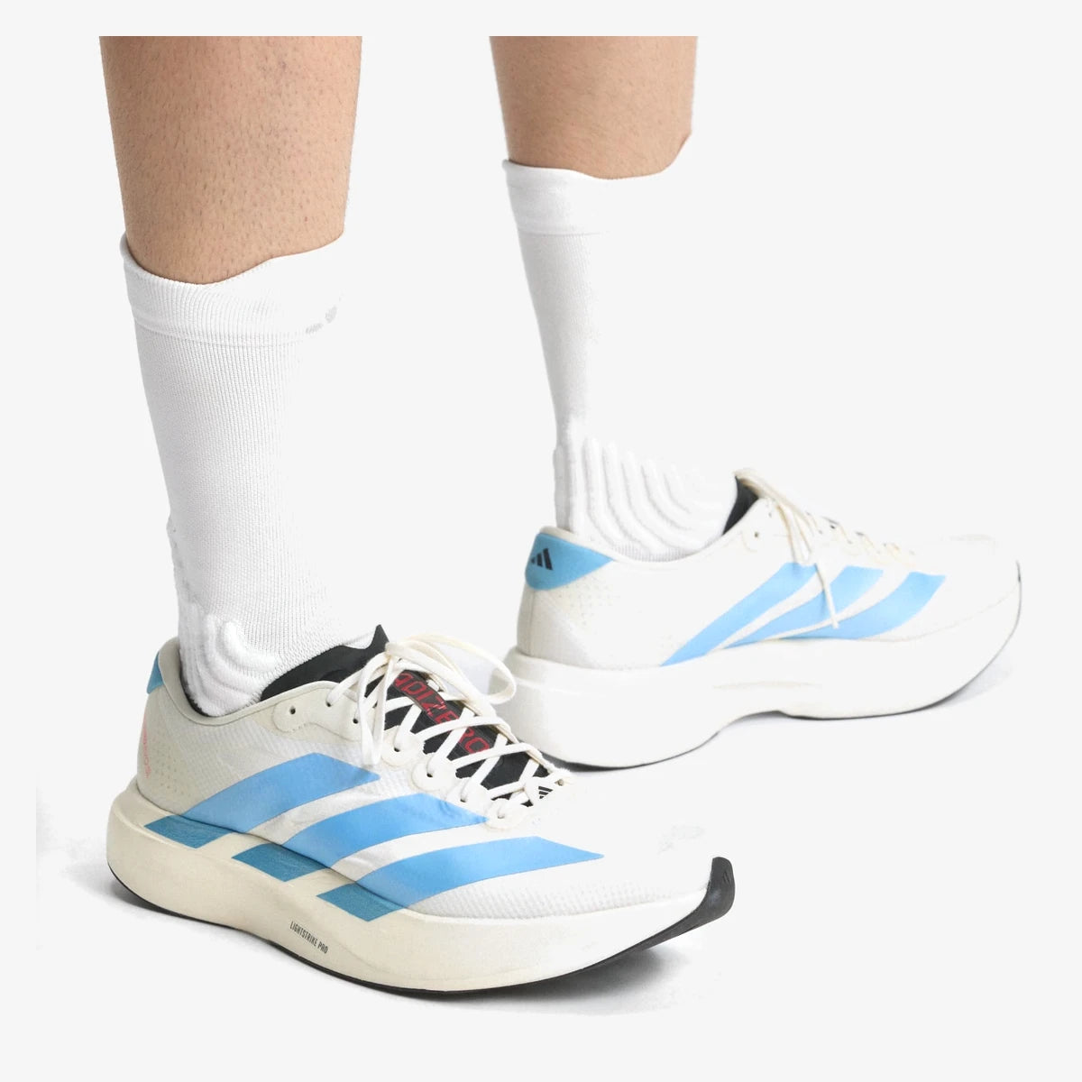 adidas tenis de corrida adizero evo sl branco ki1492