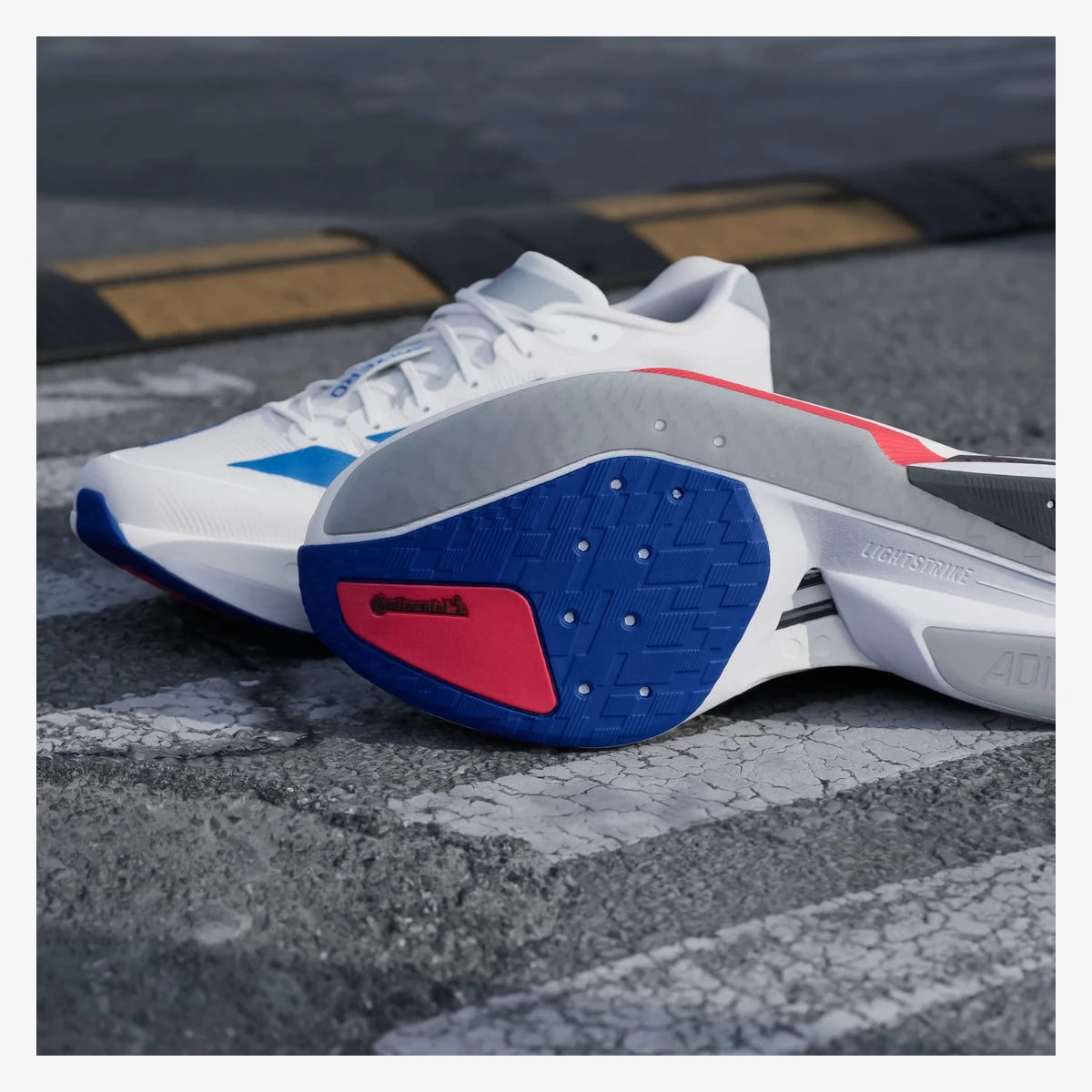adidas tenis adizero boston 13 cloud white jq1668
