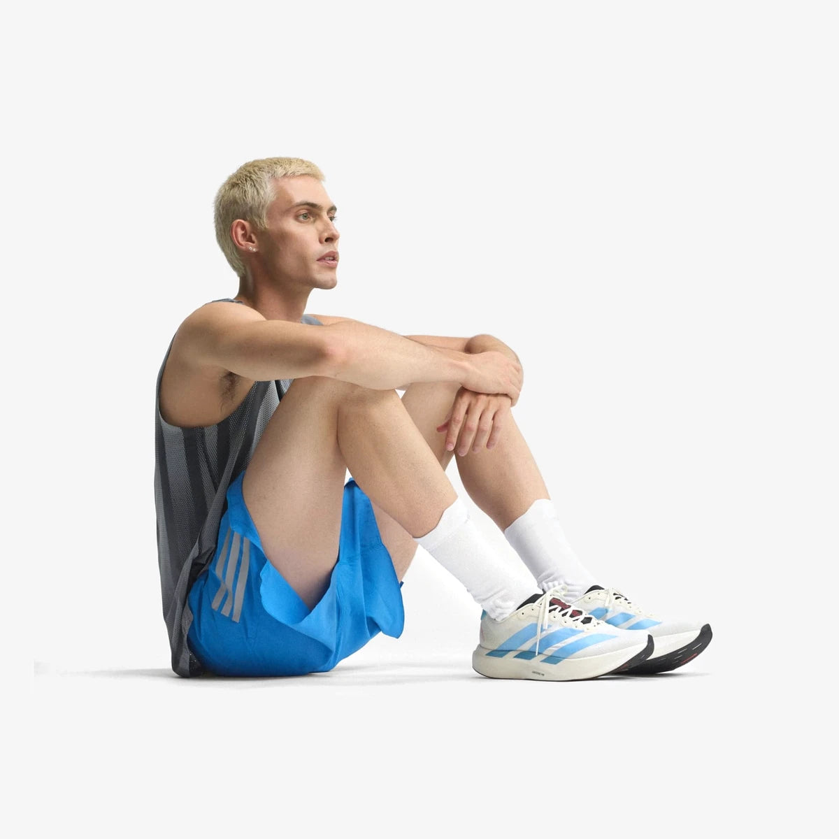 adidas tenis de corrida adizero evo sl branco ki1492