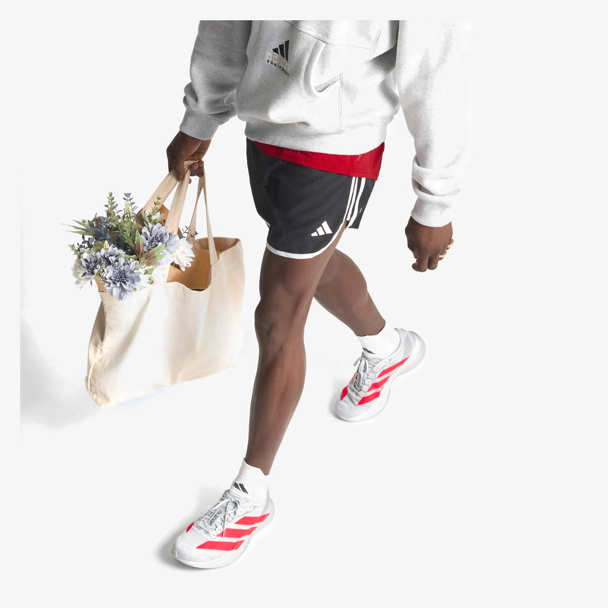 adidas tenis adizero evo sl prata metallic ki3381