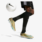 Nike Chuteira Campo Kylian Mbappé Zoom Mercurial Superfly 11 Elite Dourado