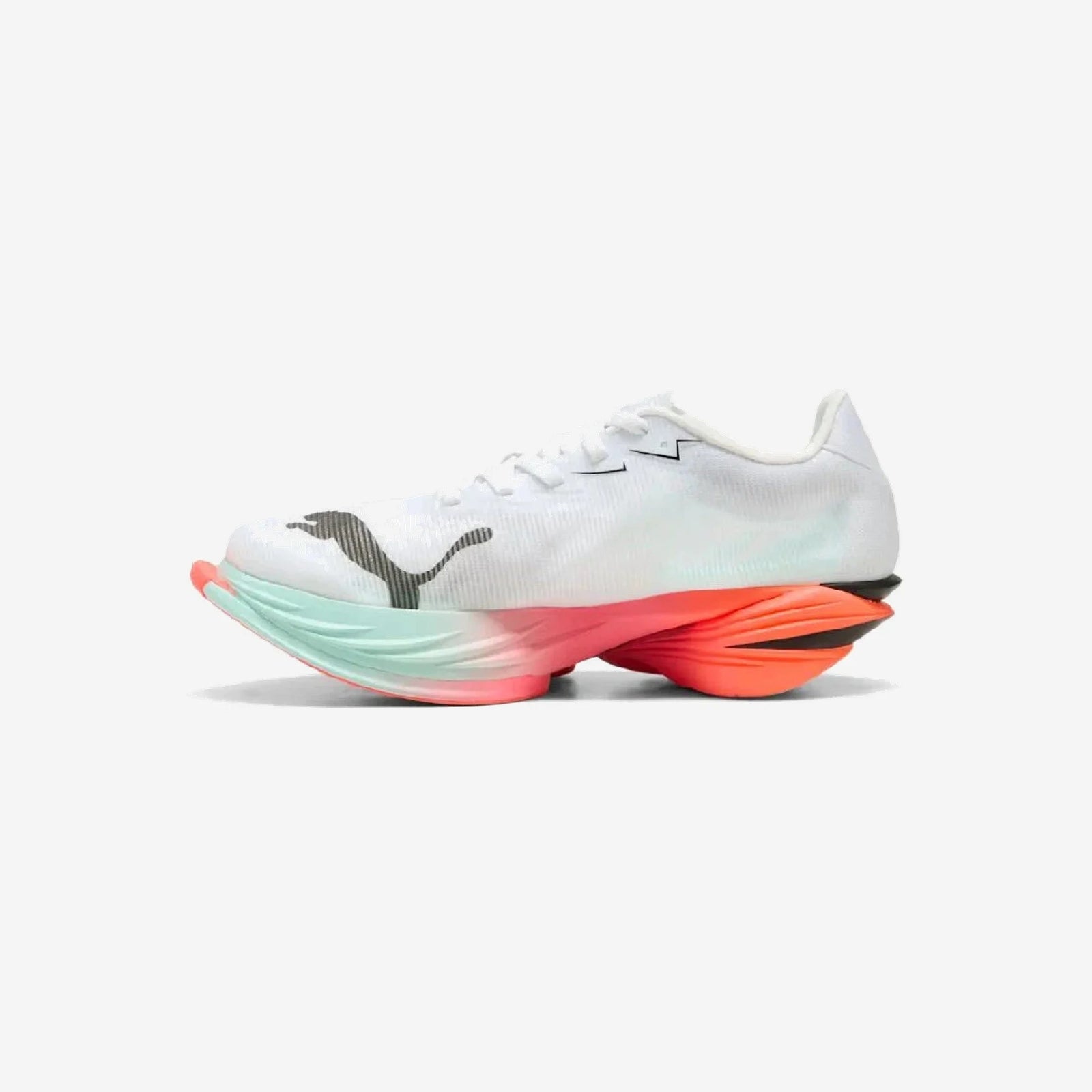Puma Fast-R Nitro Elite 3 - Branco com Rosa e Laranja