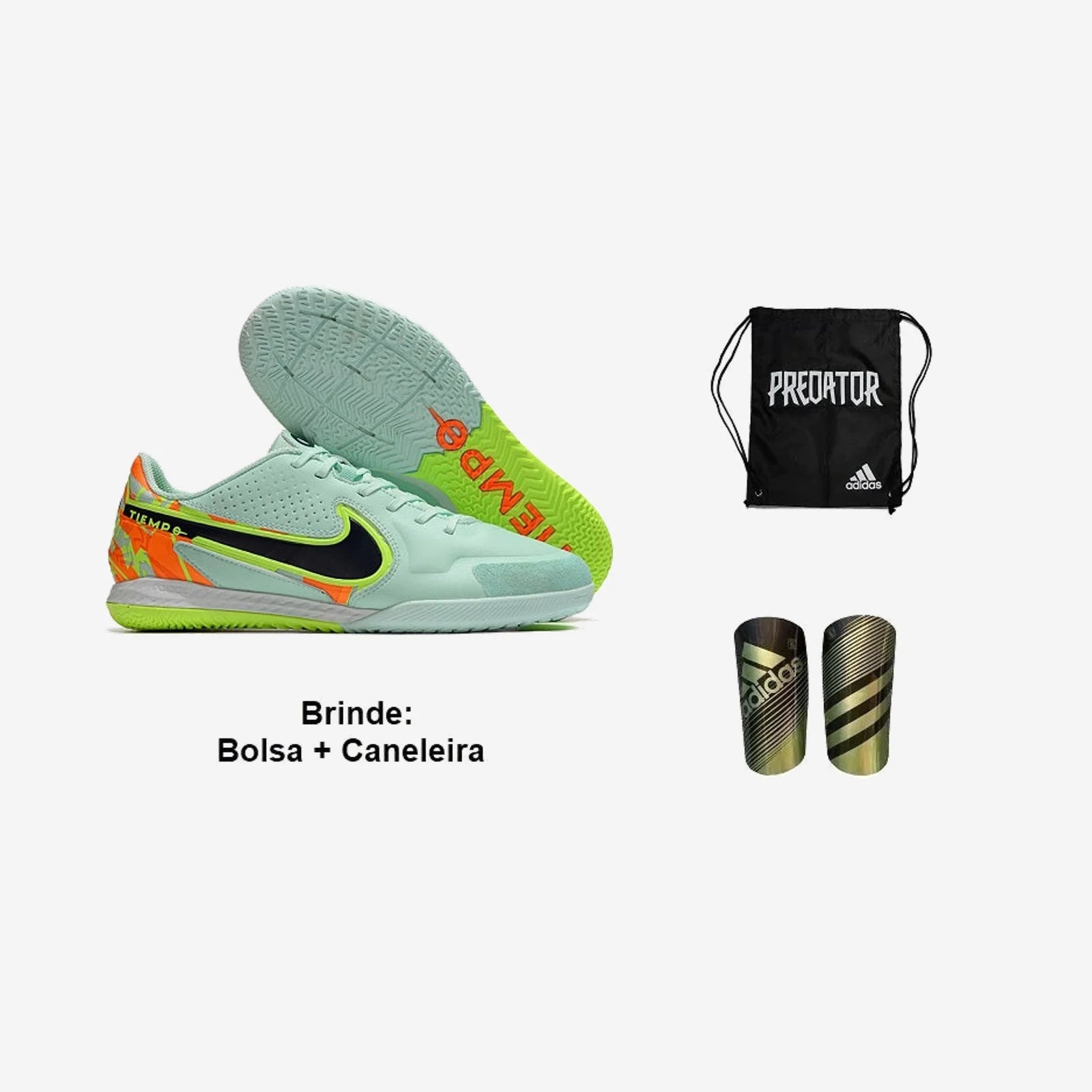 Nike Chuteira Futsal Tiempo Legend 9 Pro + Brindes