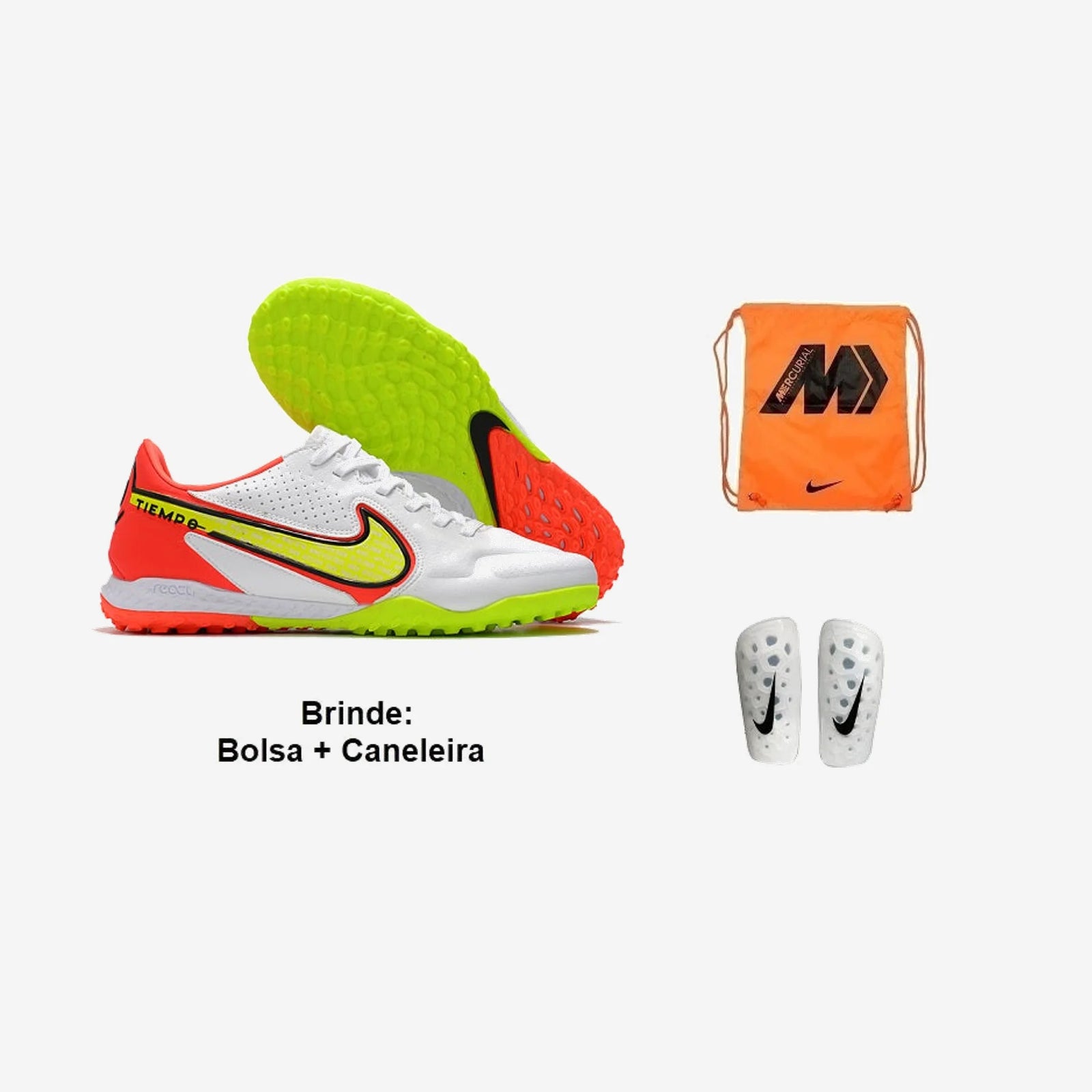 Nike Chuteira Society Tiempo Legend 9 Pro + Brinde