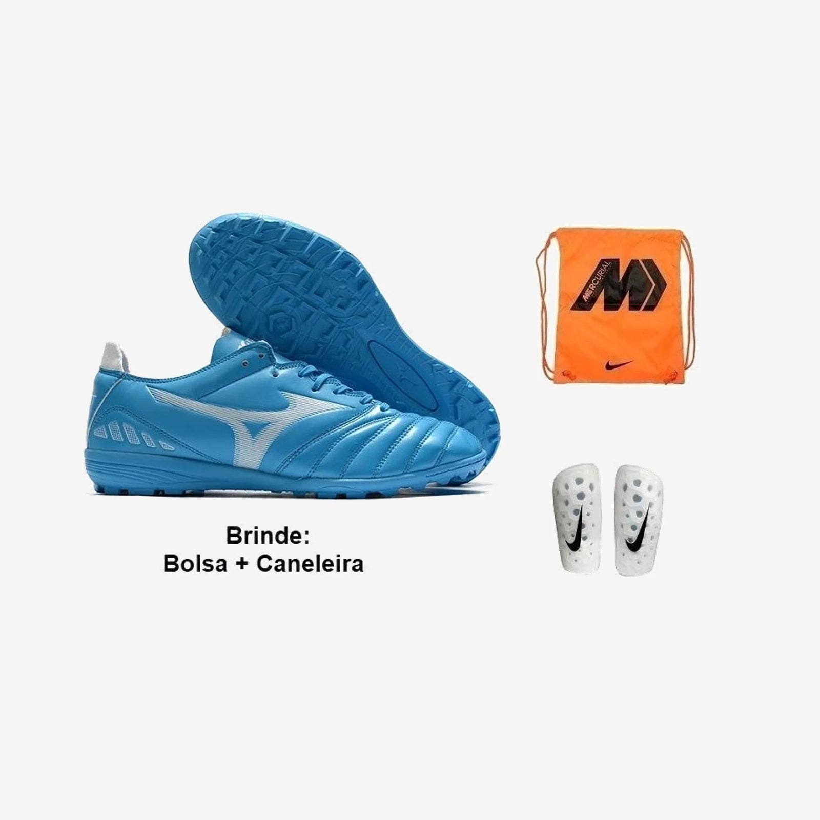 Mizuno Chuteira Society Morelia Neo 3 + Brindes