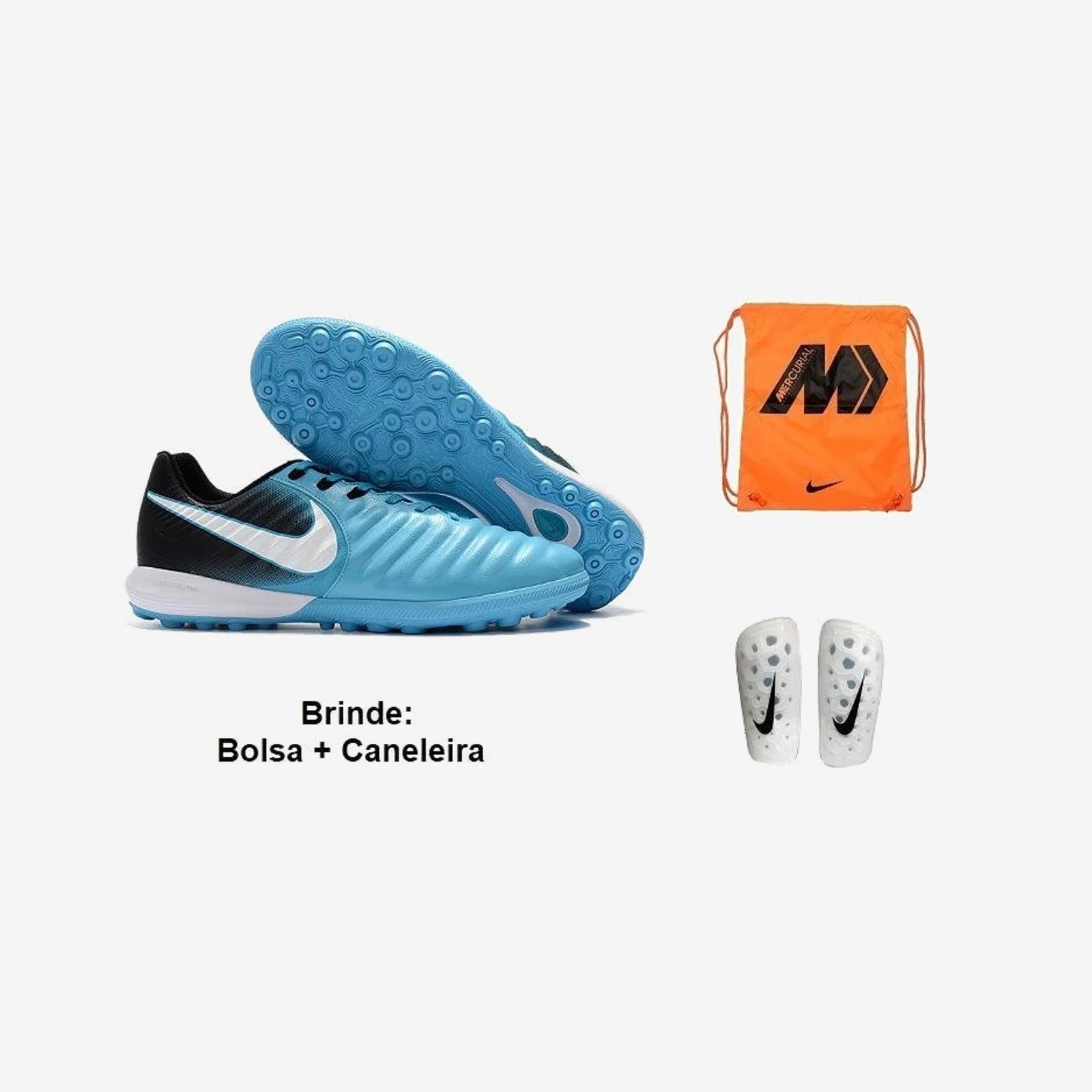 Nike Chuteira Society Tiempo Ligera + Brindes