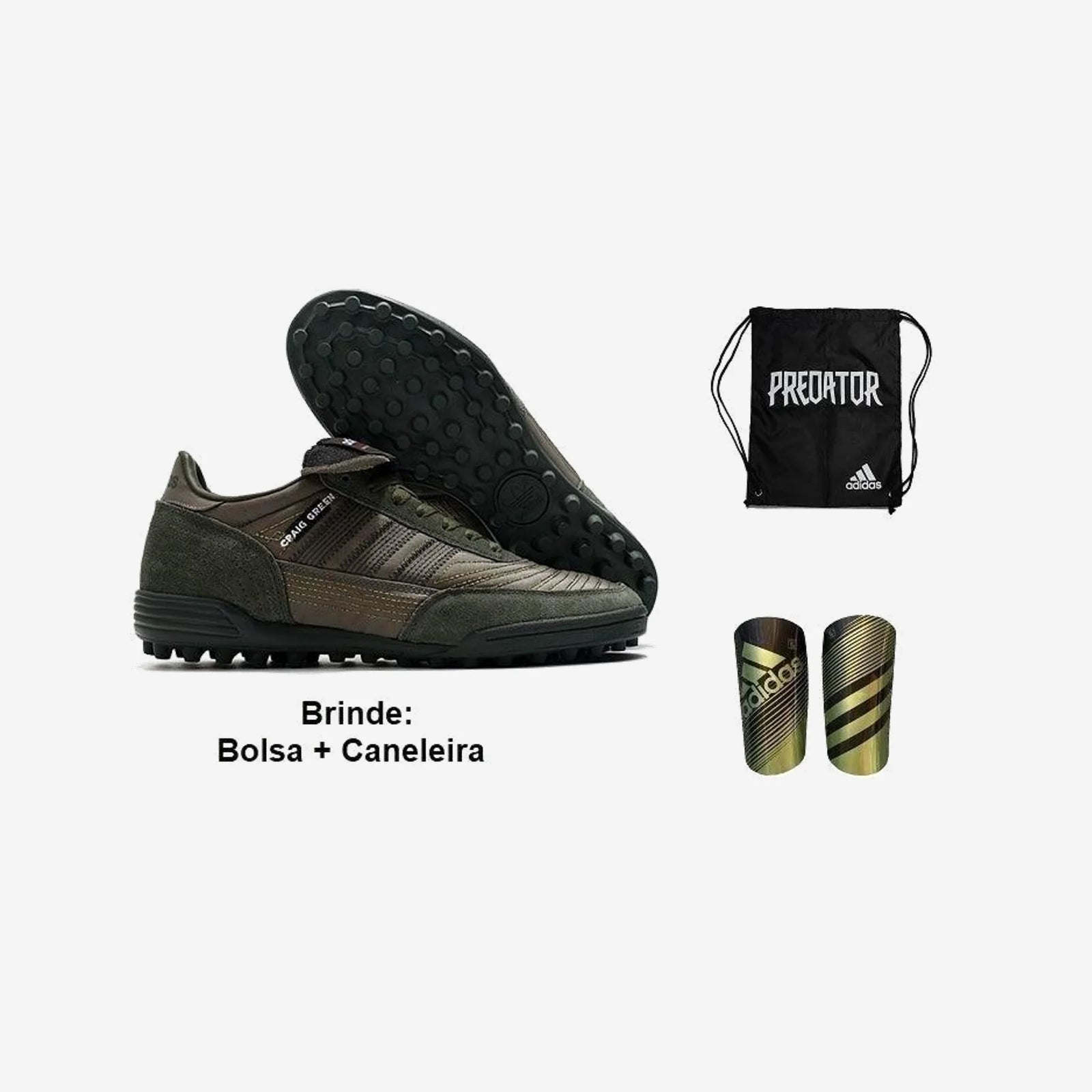 Adidas Chuteira Society Originals Kontuur + Brindes