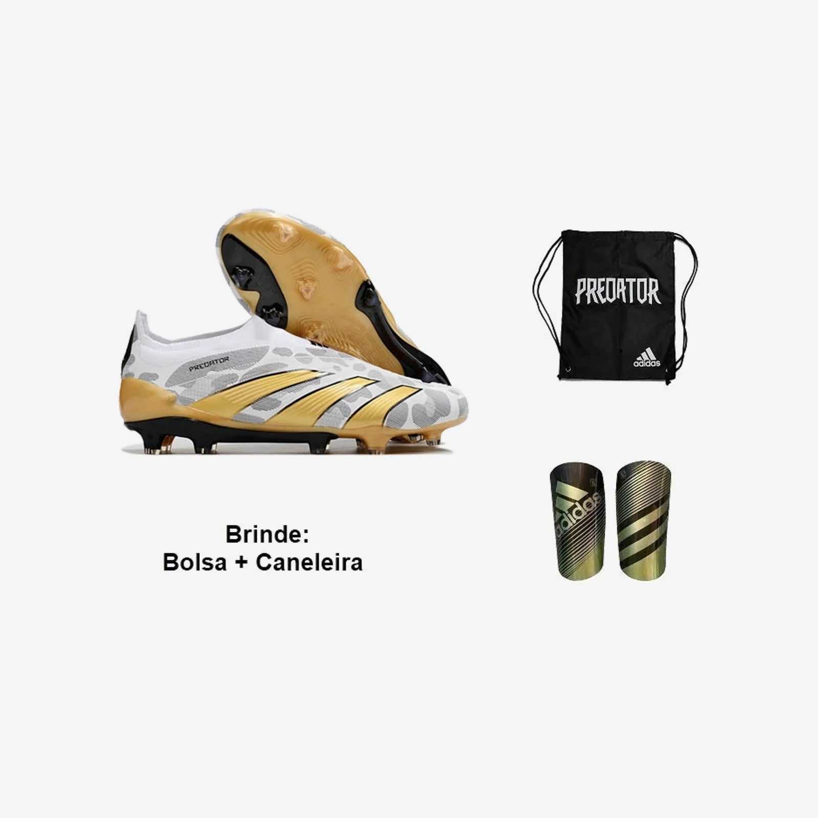 Adidas Chuteira Campo Predator Laceless Tongue 2