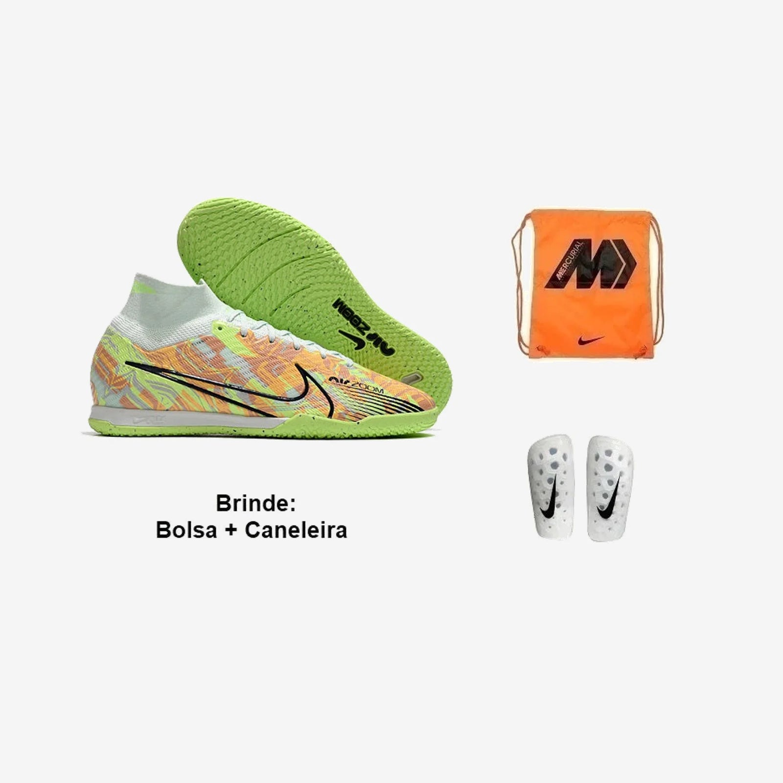 Nike Chuteira Futsal Air Mercurial Superfly 9 + Brindes
