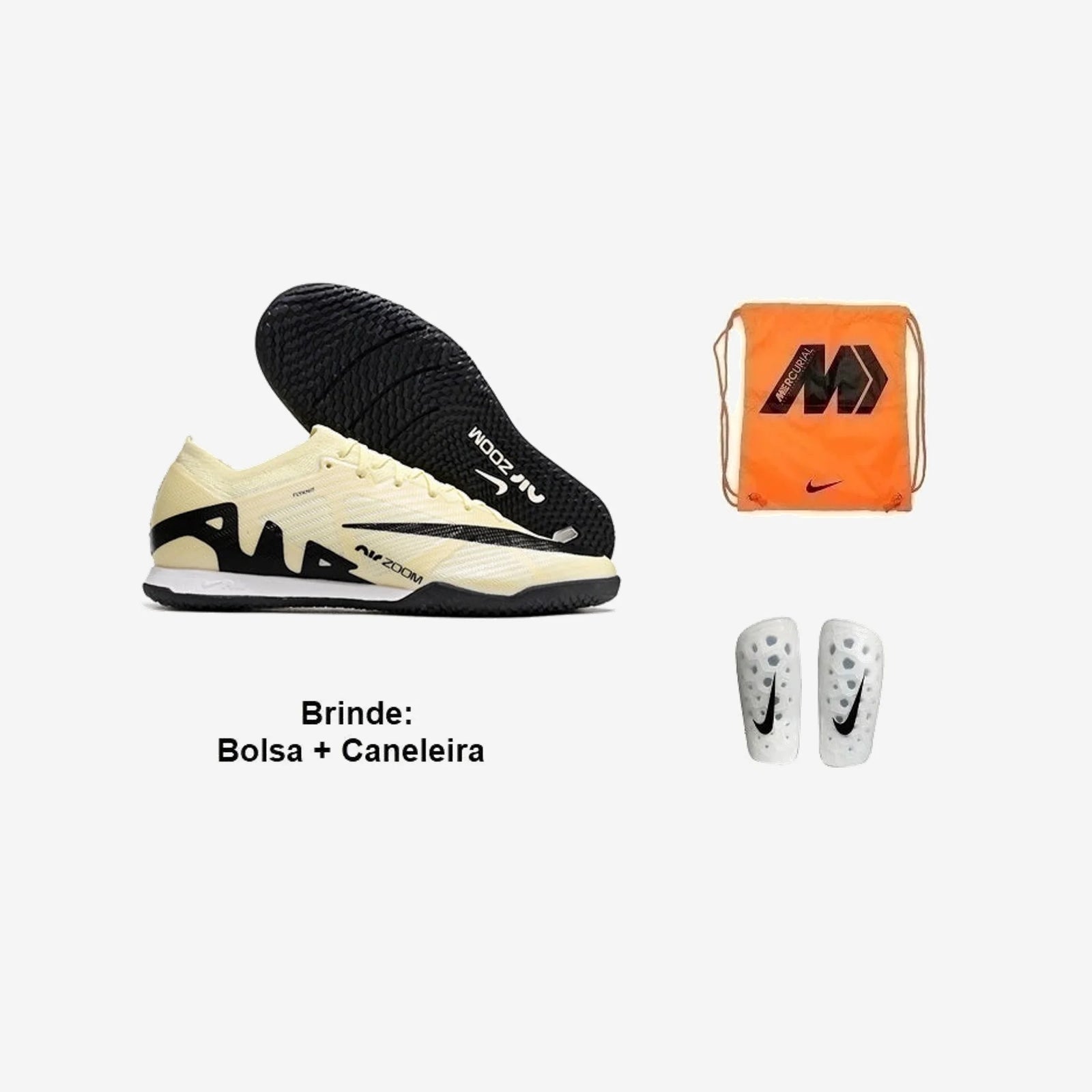 Nike Chuteira Futsal Air Mercurial Vapor 15 (3) + Brindes