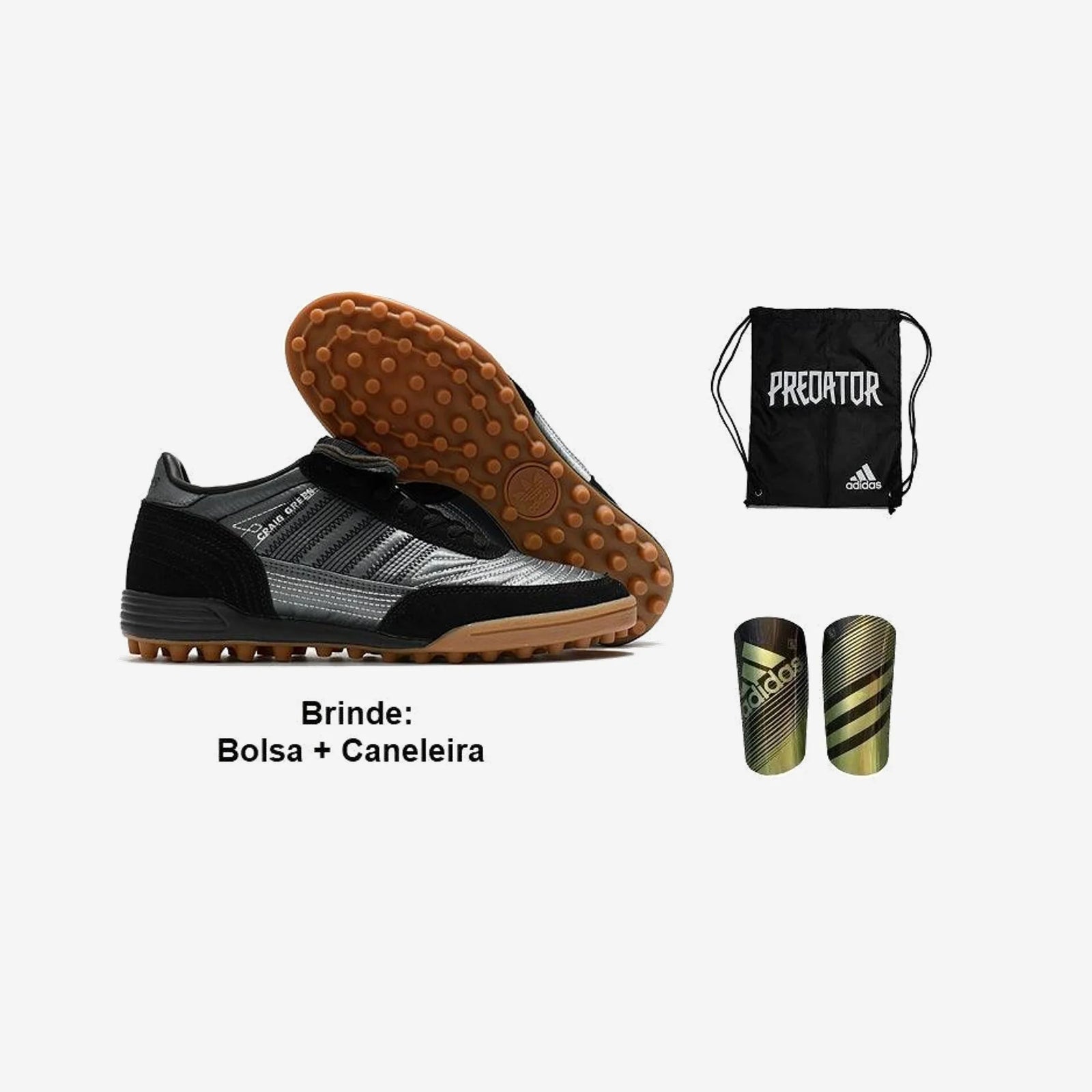 Adidas Chuteira Society Originals Kontuur + Brindes