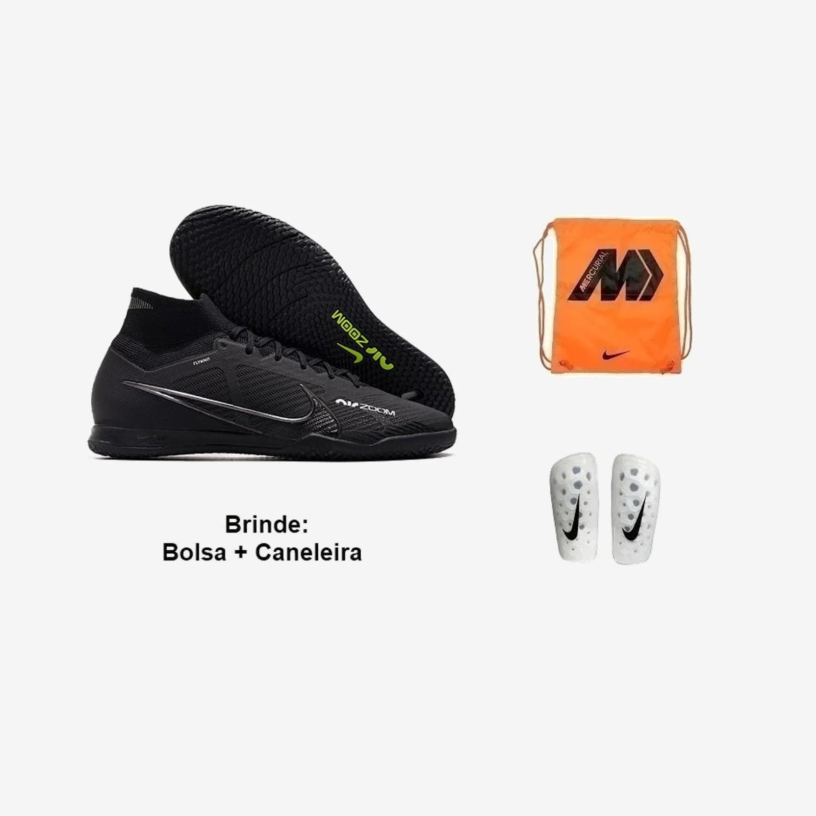 Nike Chuteira Futsal Air Mercurial Superfly 9 + Brindes